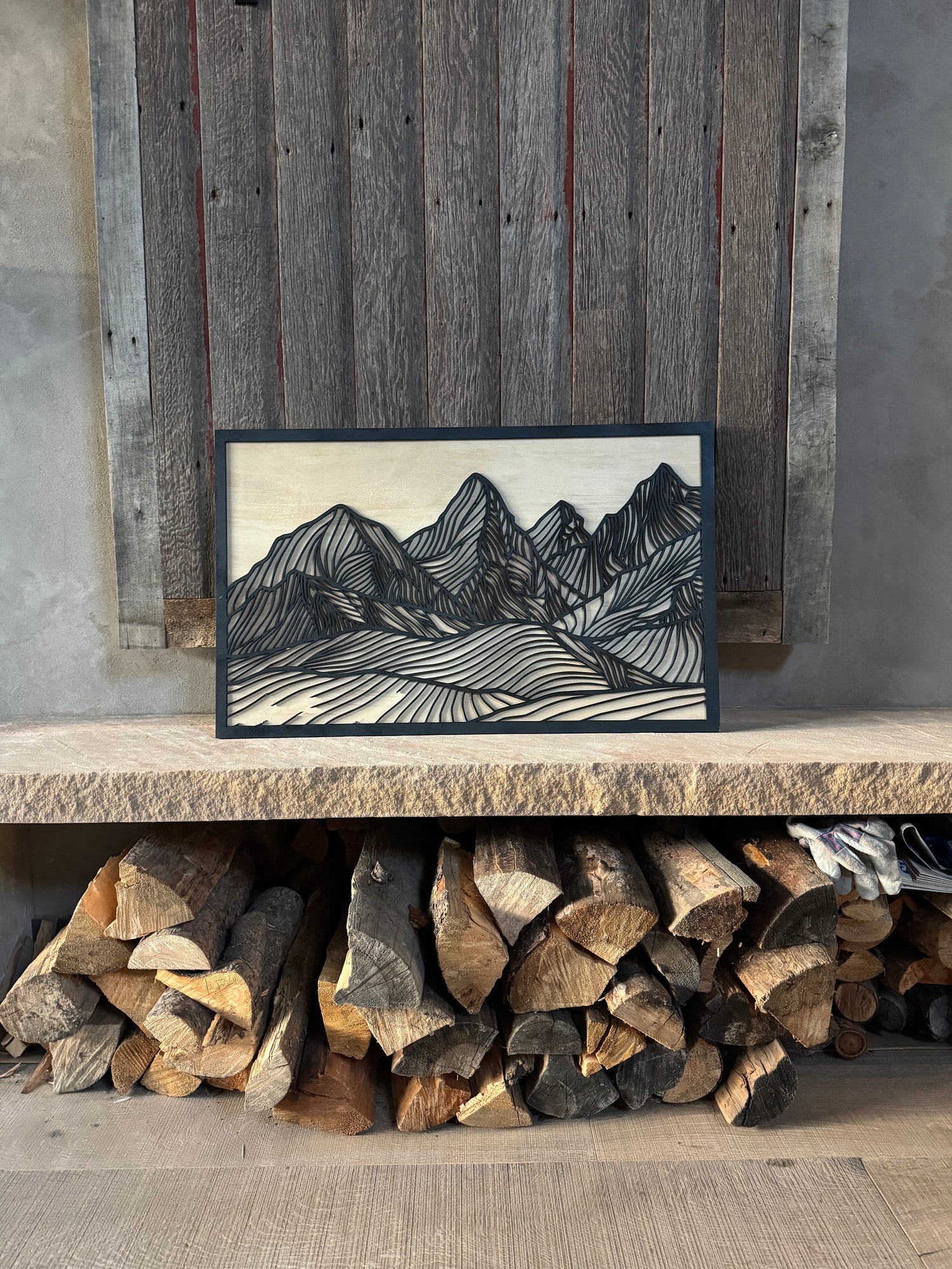 Where I Belong – Hand-Drawn Laser Engraved Wall Art Wood Sign with Backing (24&quot;x12&quot;) Laser Engraved Wall Art – Hand-Drawn Wood Sign with Backing