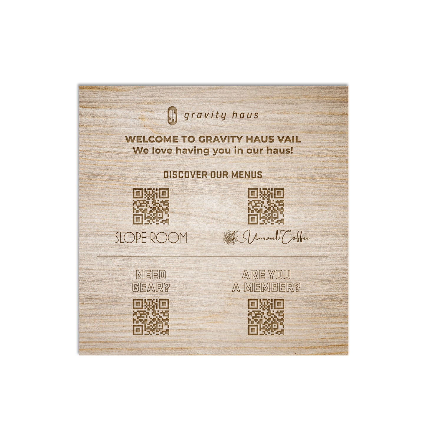 GH In-Room Plaques